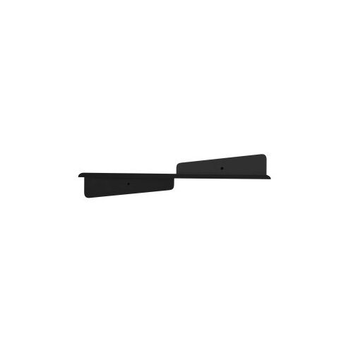 Hanah home Zidna polica Vlnt123Syh, Crna Slike