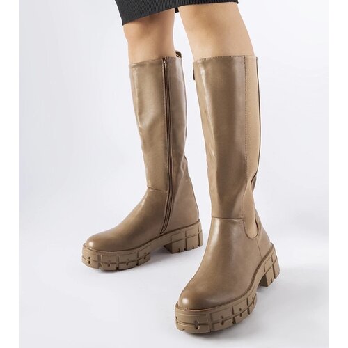 Gemre Brown insulated flat boots Ceredano Slike