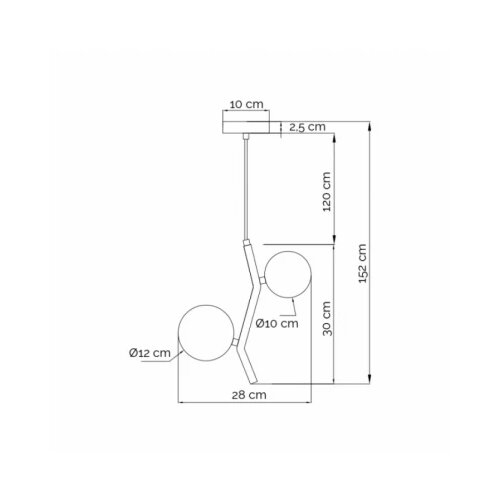 Vesta 558 VISILICA 2*G9 MESING Cene