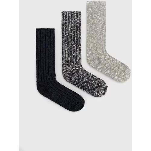 Abercrombie & Fitch Čarape 3-pack za muškarce, boja: tamno plava