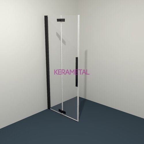 Kolpa San polaris tu&amp;scaron; vrata D90 - leva B/1 fold black 516260 Slike