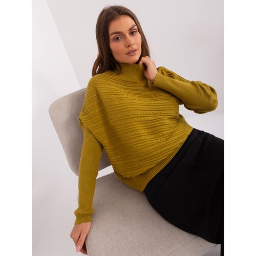 Wool Fashion Italia Sweater-AT-SW-2368.36X-Olive Cene