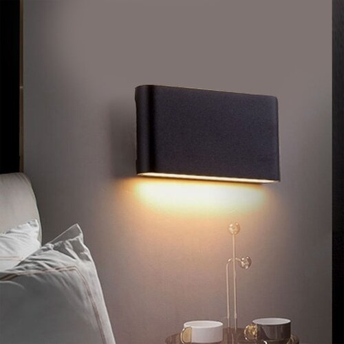  LED spolja&amp;scaron;nje zidno svetlo FLOW LED/6W/230V IP54 4000K antracit Slike