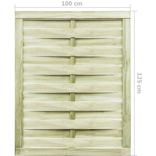  Vrtna vrata od impregnirane borovine 100 x 125 cm zelena Slike