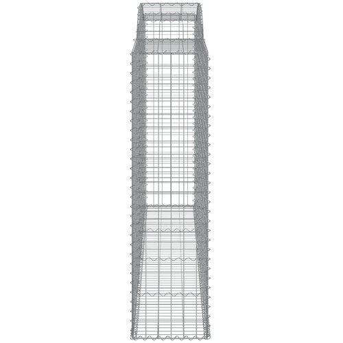  Lučne gabionske ko&amp;scaron;are 10kom 300x50x180/200cm pocinčano željezo Slike