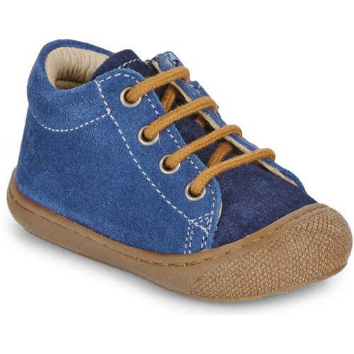 Naturino Visoke superge COCOON ZIP SUEDE Modra Slike