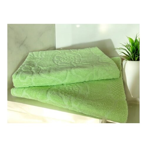 Peškir Rostok Zeleni 70x140cm ( VLK000121-zelenaboja ) Slike