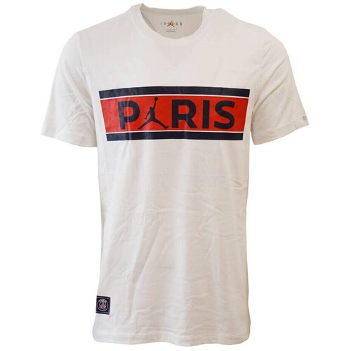 Nike Majice s kratkimi rokavi Psg Wordmark Tee Bela Cene