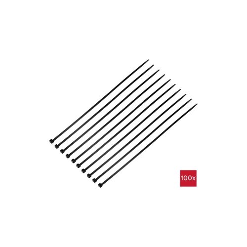 TRU COMPONENTS TC-12523688 vezice 368 mm 4.8 mm crna 100 St. Cijene