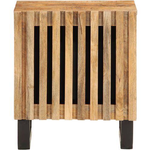  Noćni ormarići 2 kom 40x34x46 cm od masivnog grubog drva manga Slike
