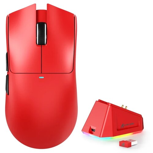 Attack Shark bežični gaming miš X11 PAW3311/22000 dpi/trimode/red + charging dock Cene