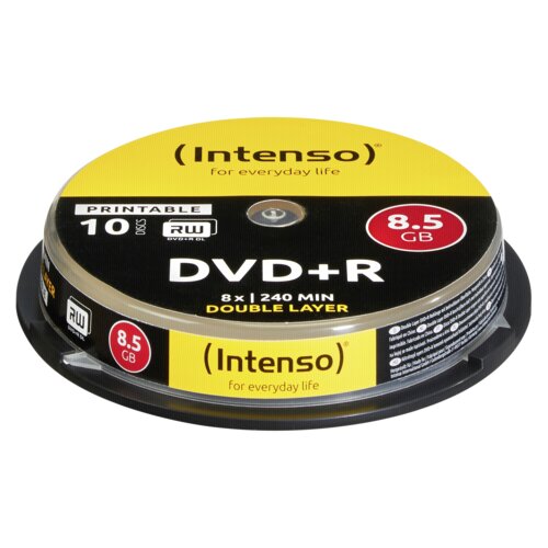 Intenso 1x10 DVD+R 8,5GB 8x Speed, Double Layer printable Cijene