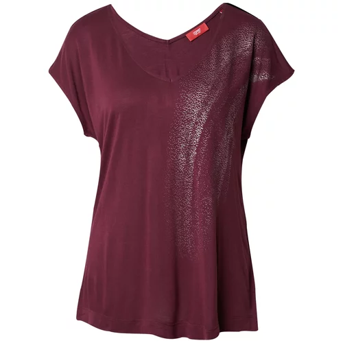 Esprit Majica rdeče vijolična / srebrna
