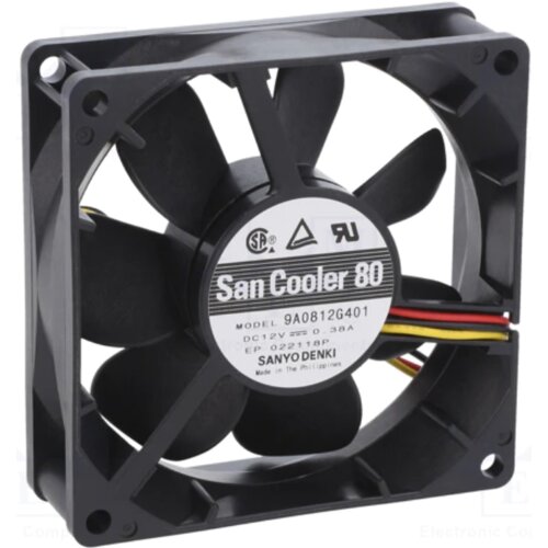 SANYO DENKI Ventilator 9A0812G401 80x80x25mm Cijene