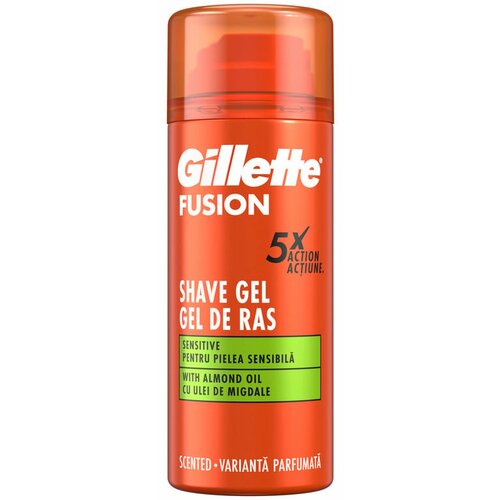 Gillette Fusion5 Ultra Sensitive Shaving gel za brijanje, 75 ml Slike
