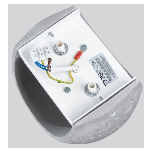 Sollux SL.1362 - zidno svetlo globe 2xG9/8W/230V beton/siva Slike