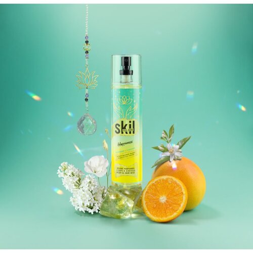 Skil Feel Good Happiness osvežilna meglica za lase in telo za ženske 250 ml Slike