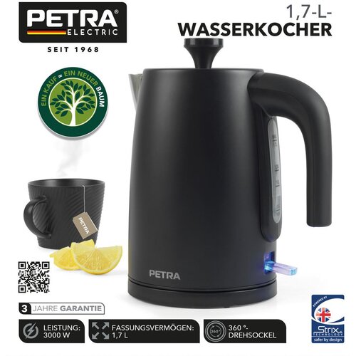 Krups Električna kuhalnik Petra 3000 W, 1,7 l, črna, (5000119279) Cene