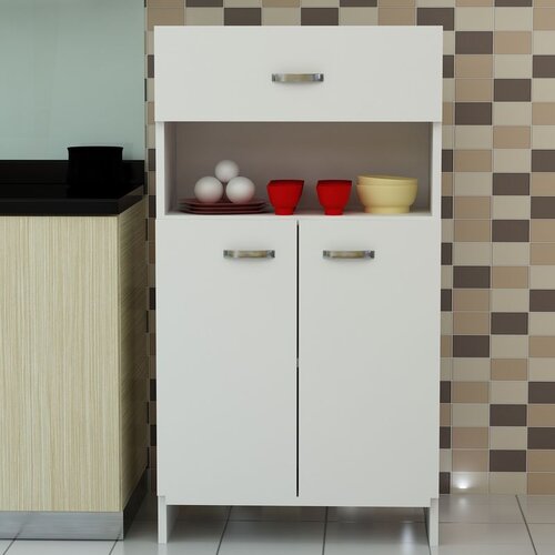 Hanah home Anı - White White Multi Purpose Cabinet Slike
