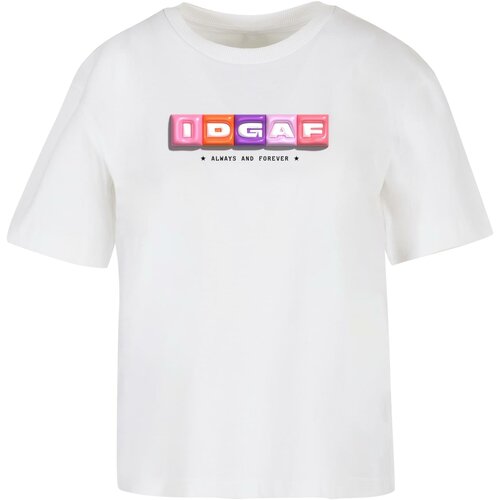 Miss Tee Women's T-shirt IDGAF - white Slike