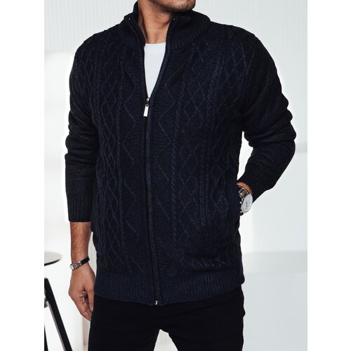 DStreet Sweter męski rozpinany granatowy Slike