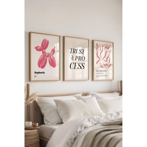 WALLXPERT Ç-300360 - 5070 multicolor dekorativni set slika (3 komada) Cene