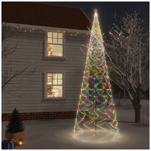  Božično drevo s konico 3000 barvnih LED diod 800 cm