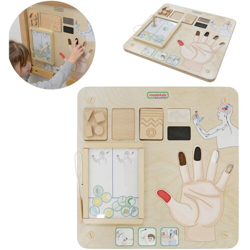  Masterkidz obrazovna ploča Montessori osjetilo dodira Slike