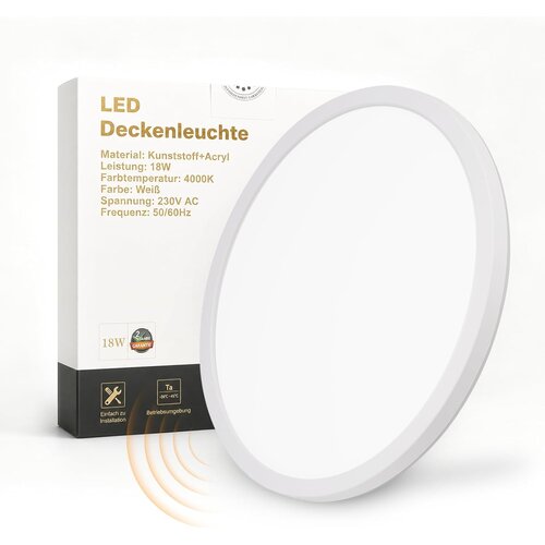 Nettlife LED stropna svetilka 30 cm 18 W, (5000491445) Slike