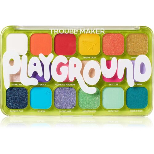 Trouble Maker Big Trouble paleta sjenila za oči nijansa Playground 27 g Slike