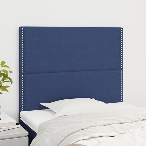 vidaXL Uzglavlje 2 kom plavi 100x5x78/88 cm od tkanine Cijene