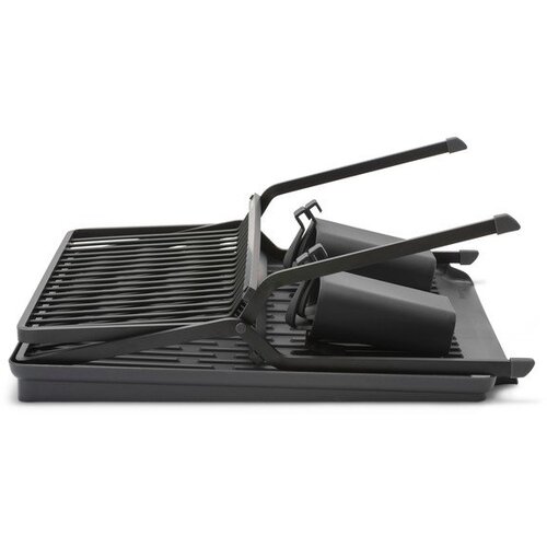 Brabantia Foldable Dish Drying Rack Large Dark Grey Slike