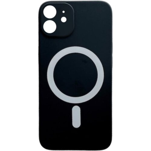  Silikonska futrola Magnetic za iPhone 12, Crna Cene