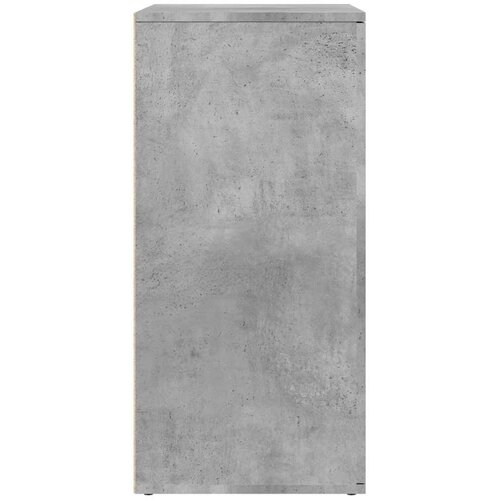  Komoda siva boja betona 79x38x80 cm od konstruiranog drva Slike