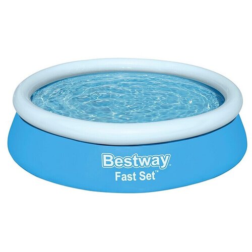 Bestway Napihljivi družinski bazen Fast Set (940 l, Modra) Cene