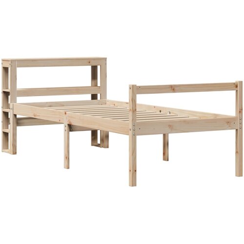 vidaXL Postelja za starejše z vzglavjem 90x190 cm trdna borovina, (21303413) Cene