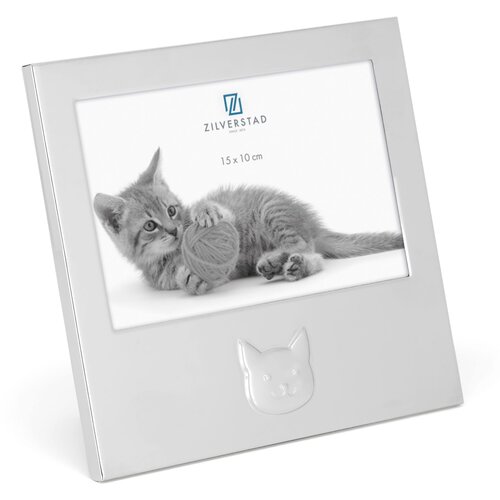 Zilverstad katze 15x10 metall portrait 6917231 Slike