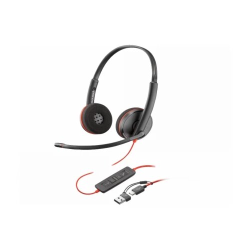  slušalice poly bw 3220 stereo usb-c hs +usb-c/a/crna Cene
