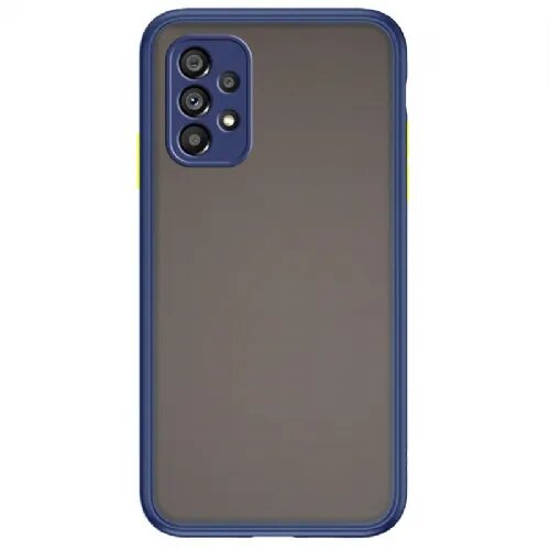 Onasi silikonski ovitek s trdim zadnjim delom za samsung galaxy A53 - moder Cene
