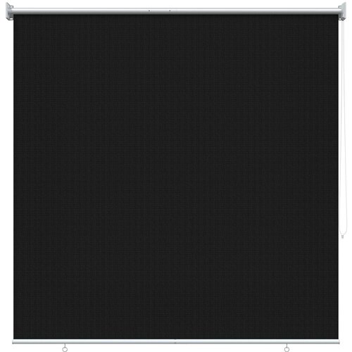  Vanjska roleta 90% blokada UV zraka Crna 140 x 140 cm HDPE Slike
