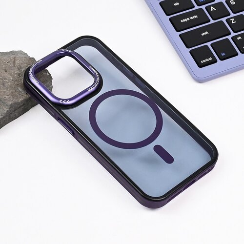  torbica magsafe trendy za iphone 15 pro 6.1 ljubicasta Cene