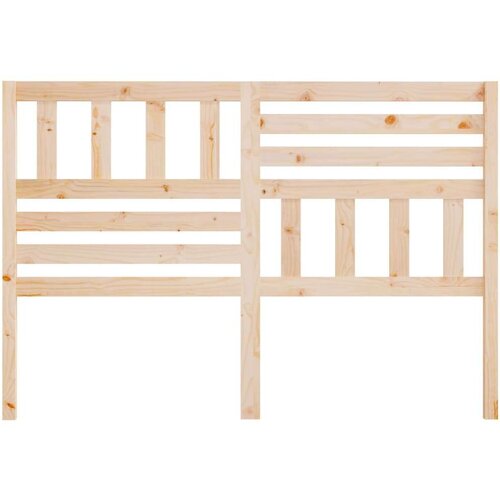 VidaXL uzglavlje za krevet 146 x 4 x 100 cm od masivne borovine Slike