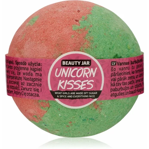 Beauty Jar Unicorn Kisses kroglica za kopel 150 g