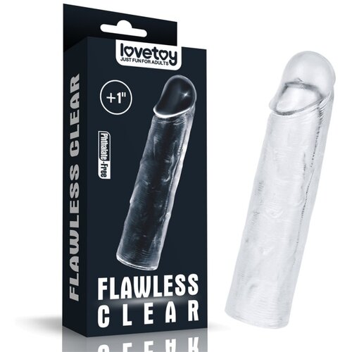 Lvtoy Flawless Clear Penis Sleeve Add 1'' Cene