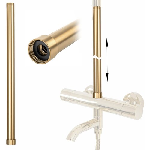 Rea Nastavak za kadu/tuš set BRUSH GOLD 50cm Cijene