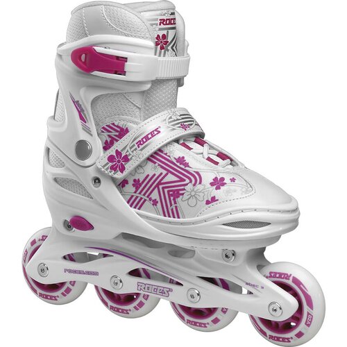 Roces Otro&amp;scaron;ki rolerji Jockey 3.0 Girl Bela Slike
