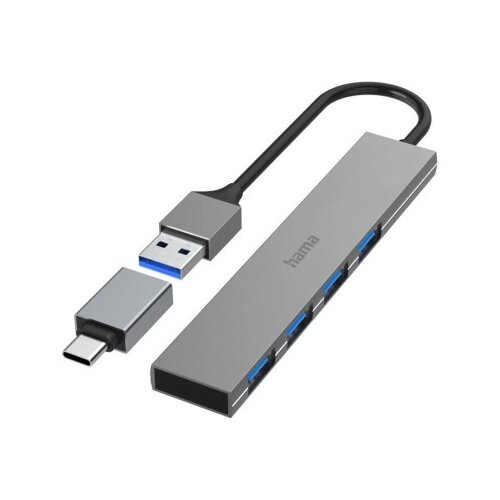 Hama razdelilnik Hub, 4 vrata, USB 3.2 Gen, 5 Gbit/s, 00200141 Cene