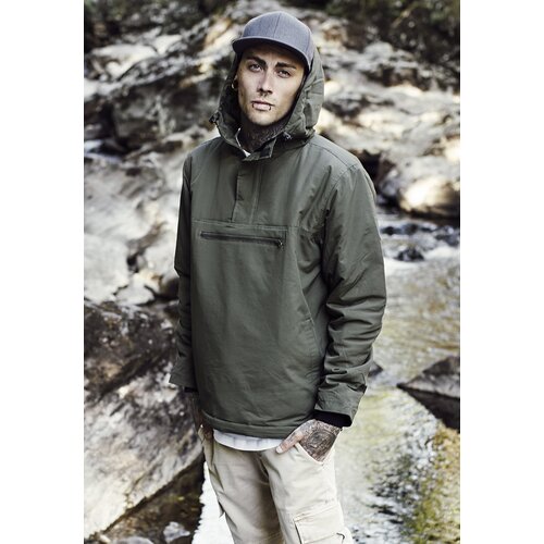 Urban Classics Padded Pull Over Olive Jacket Cene