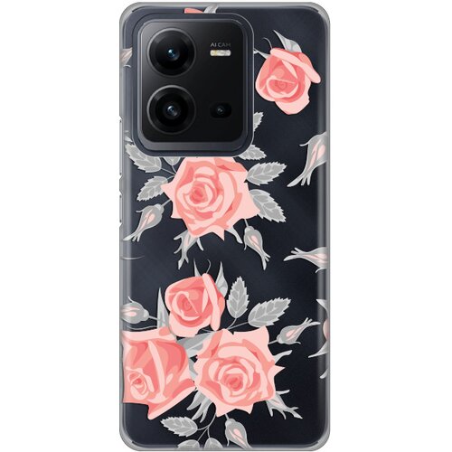  torbica silikonska print skin za vivo X80 lite elegant roses Cene