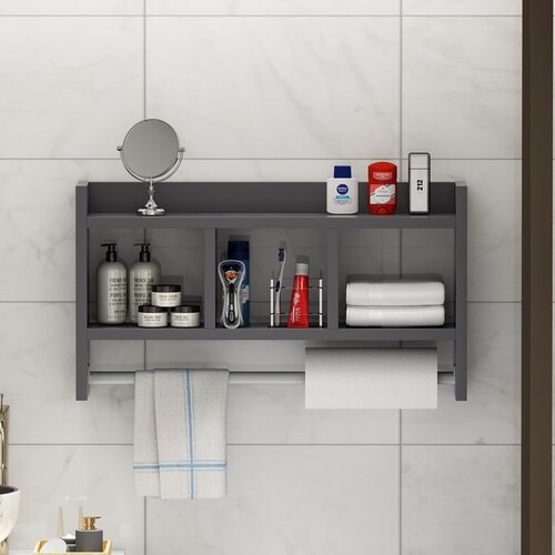 Hanah home Asya - Anthracite Anthracite Wall Shelf Cene